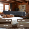 Radiateur infrarouge 1800W WiFi sans émission lumineuse Laver L Choix