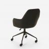 Chaise de bureau pivotante rembourrée au design moderne avec hauteur réglable Narew Prix