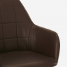 Chaise de bureau pivotante rembourrée au design moderne avec hauteur réglable Narew Achat
