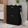 Meuble chaussure 2 portes battantes jusqu'à 12 paires Sko 