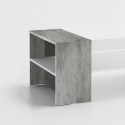 Table basse de salon 110x60cm design moderne Cherry Concrete Remises
