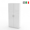 Armoire à chaussures design entrée blanc brillant 28 paires Girl Vente