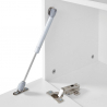 Buffet salon cuisine 4 portes design moderne 210cm Zet Pavin Acero Réductions