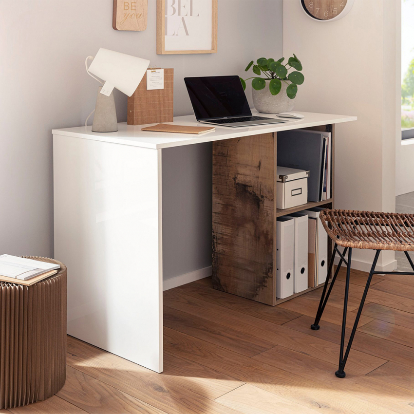 Conti Acero Bureau design innovant 110x50cm pour chambre et bureau