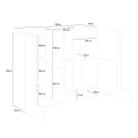 Buffet de salon et cuisine 6 portes design moderne Pillon Vaux Ardesia Catalogue