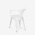 table 80x80cm + 4 chaises design industriel style cuisine et bar hustle black 