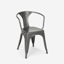 table blanc acier 80x80 + 4 chaises style de bar century white 