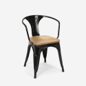 table 120x60 + 4 chaises style industriel bar restaurant cuisine wismar top light 