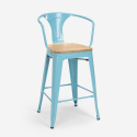 ensemble table haute 60x60cm 4 tabourets bar cuisine mason top light 