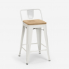 ensemble table 60x60cm 4 tabourets style bar industriel mason steel top light 