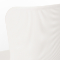 Ensemble 4 Chaises et 1 Table Carrée 80x80cm Design Industriel Claw Light 
