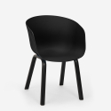 Ensemble Table À Manger Carrée 80x80cm 4 Chaises Design Moderne Krust 