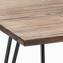 Ensemble Table 80x80cm Industriel 4 Chaises Design Simili Cuir Cuisine Wright Prix