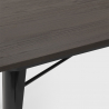 Ensemble  table 120x60cm et 4 chaises style vintage salle à manger industriel lloyd Remises