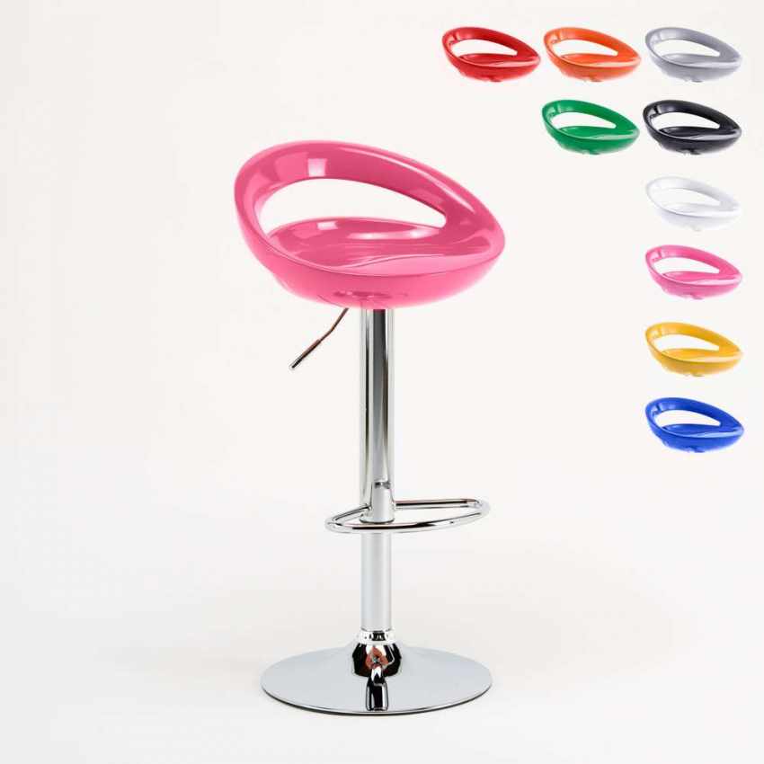Tabouret de bar et cuisine réglable en hauteur pivotant avec repose-pieds Hollywood Choix