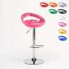 Tabouret de bar et cuisine réglable en hauteur pivotant avec repose-pieds Hollywood Choix