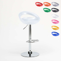 Tabouret de bar et cuisine réglable en hauteur pivotant avec repose-pieds Hollywood Vente