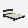 Lit double design moderne en bois 160x200cm avec sommier à lattes Landeck King Offre