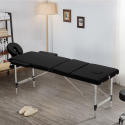 Table de massage portable pliante en aluminium à 3 zones 210 cm Thai 