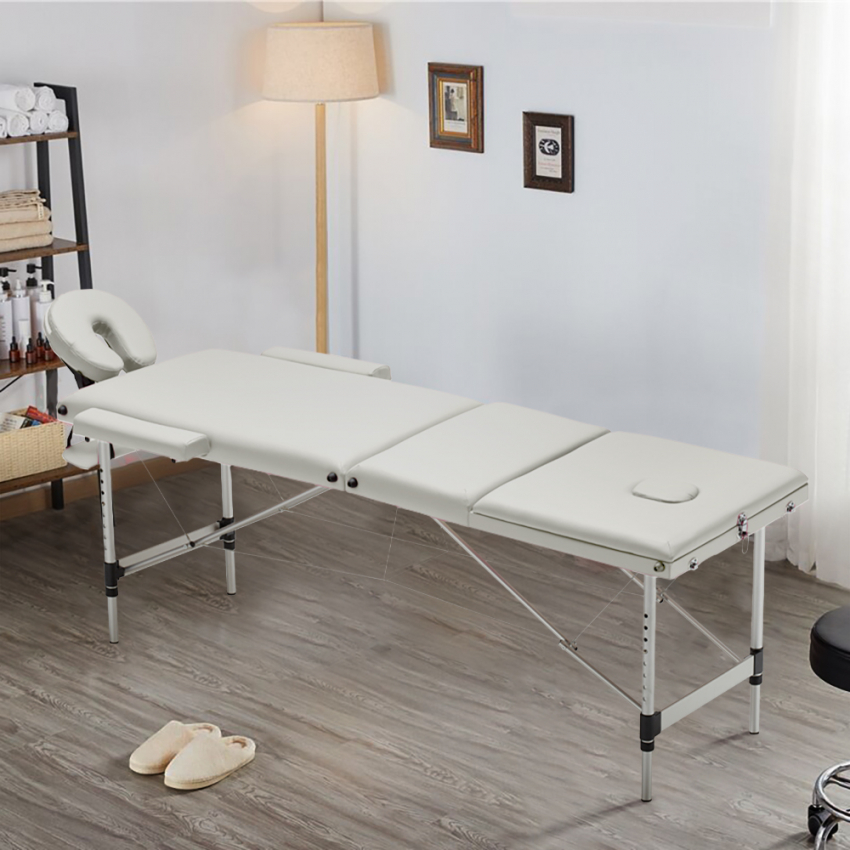 Table De Massage Portable Pliante En Aluminium À 3 Zones 210 Cm Thai