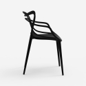 Chaise design moderne avec accoudoirs empilable pour cuisine bar restaurant Node
