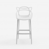 Tabouret haut de cuisine restaurant design moderne avec accoudoirs Dej