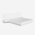 Lit double coffre ouvrant 160x190cm avec tables de chevet  Schwaz Remises
