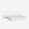 Lit double coffre ouvrant 160x190cm avec tables de chevet  Schwaz Réductions