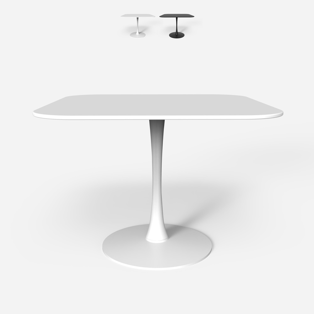 Table carrée style Goblet bar cuisine salle à manger design scandinave lillium 80
