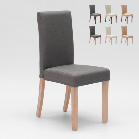 Chaise de cuisine et restaurant rembourrée en bois style henriksdal Comfort Luxury