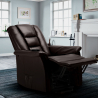 Fauteuil relax releveur inclinable en similicuir avec roulettes Joanna Catalogue