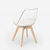 chaise transparente de cuisine bar avec coussin design scandinave Goblet caurs Caractéristiques