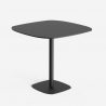 Table de cuisine bar salle à manger design moderne 80x80 Circumdo Réductions