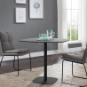 Table de cuisine bar salle à manger design moderne 80x80 Circumdo Offre