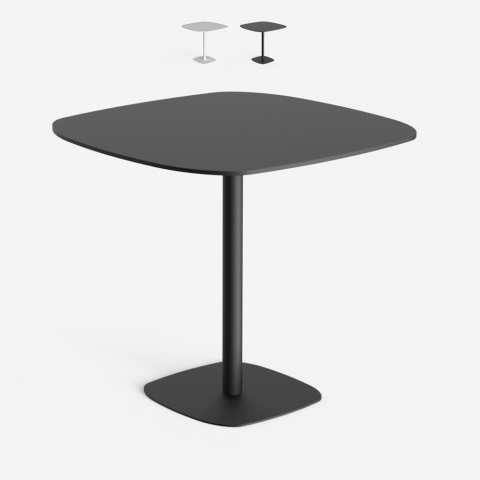 Table de cuisine bar salle à manger design moderne 80x80 Circumdo Promotion