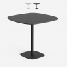Table de cuisine bar salle à manger design moderne 80x80 Circumdo Promotion