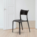 Lot de 20 Chaises de bar et restaurant empilables en polypropylène Parisienne Choix