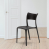 Lot de 20 Chaises de bar et restaurant empilables en polypropylène Parisienne Choix