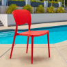 Chaise de cuisine bar café polypropylène empilable intérieur et extérieur Garden Giulietta Achat