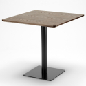 ensemble table horeca 90x90cm bar restaurant et 4 chaises style Lix dunmore Dimensions