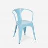 ensemble table horeca 90x90cm bar restaurant cuisine 4 chaises style heavy 