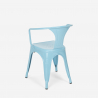 ensemble table horeca 90x90cm bar restaurant cuisine 4 chaises style heavy 