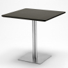 ensemble table horeca 90x90cm bar restaurant cuisine 4 chaises style heavy 
