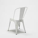ensemble bar restaurant 4 chaises et table horeca noire 90x90cm just 