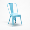 ensemble de 4 chaises style bar restaurant table horeca 90x90cm blanc just white 