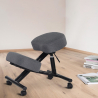 Chaise de bureau ergonomique siège assis-genoux en tissu Balancesteel Lux Catalogue