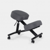 Chaise de bureau ergonomique siège assis-genoux en tissu Balancesteel Lux Dimensions