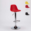 Tabouret de bar cuisine réglable en hauteur similicuir Design New Orleans Promotion