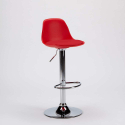 Tabouret de bar cuisine réglable en hauteur similicuir Design New Orleans Caractéristiques