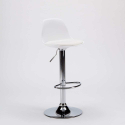 Tabouret de bar cuisine réglable en hauteur similicuir Design New Orleans 